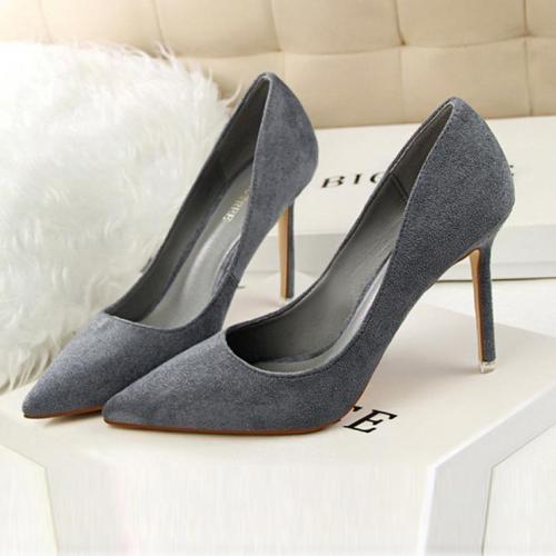 Simple Fashion High-Heeled Shallow Pointed Wedding Party Shoes