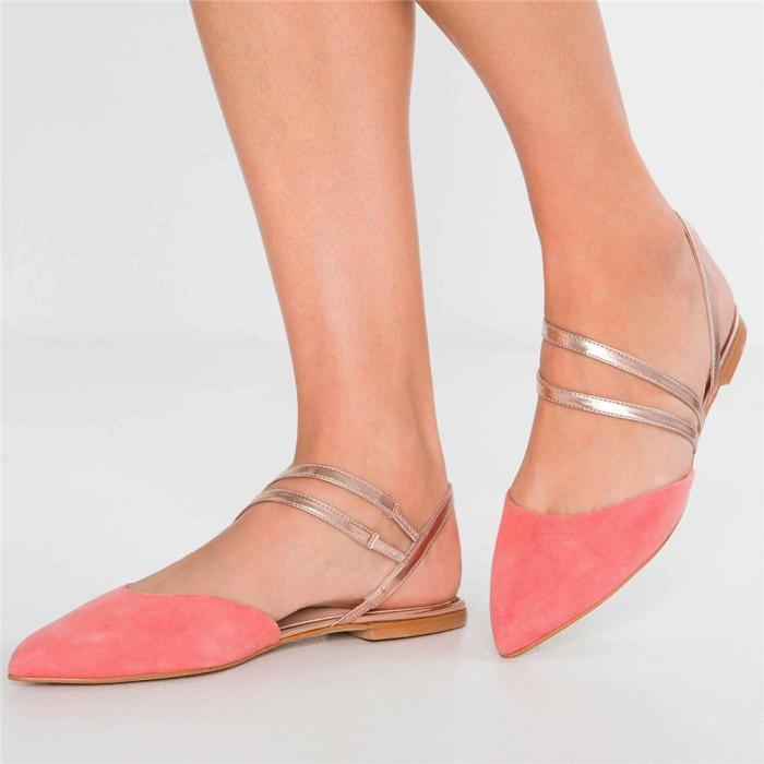 Fashion Flat-Bottomed Ankle Sexy Women's Sandals