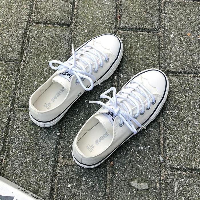 Woemn's Casual Athletic Lace-Up Round Toe Sneakers