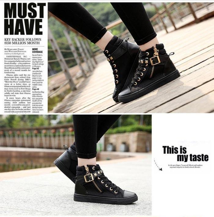 Canvas casual shoes woman 2020 fashion breathable zipper sneakers women shoes solid white buckled ladies shoes women sneakers