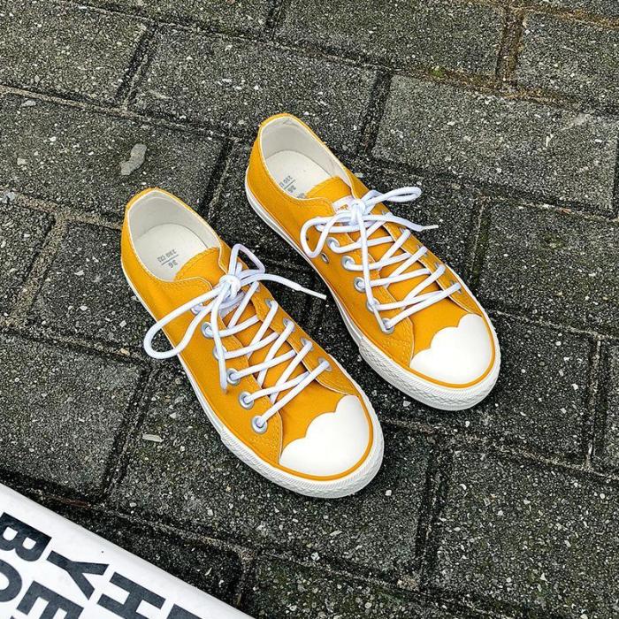 Woemn's Casual Athletic Lace-Up Round Toe Sneakers