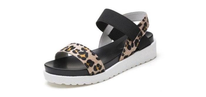 2020 Summer Sandals Women Flat Shoes Peep-toe Sandalias Rome Sandal Back Strap Woman Casual Shoe Ladies Flip Flops Footwear