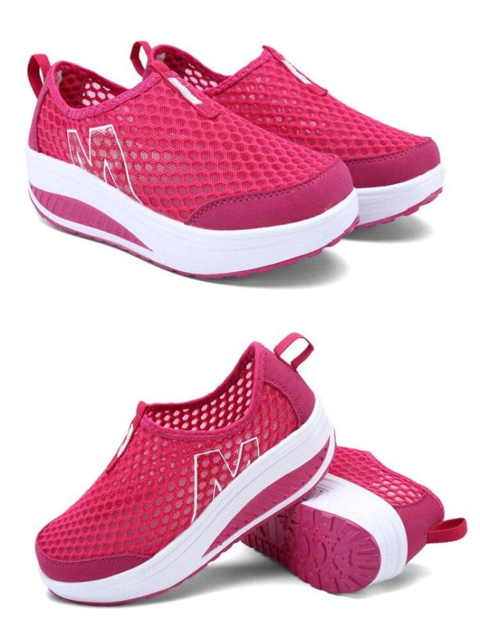 Women Casual shoes Breathable Female shoes For Sports Hollow Air mash 2019 Non slip Light Platform shoes Women sneakers