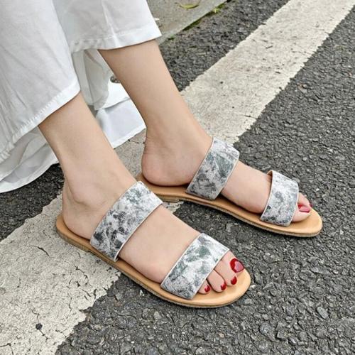 2020 Women Summer Slippers Flat Woman Beach Big Size Women's Casual Shoes Ladies Solid Outside Fashion Comfortable Slides