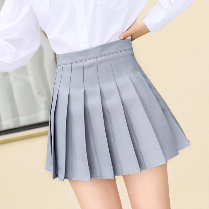 Plaid Summer Women Skirt 2020 High Waist Stitching Student Pleated Skirts Women Cute Sweet Girls Dance Mini Skirt XS-3XL