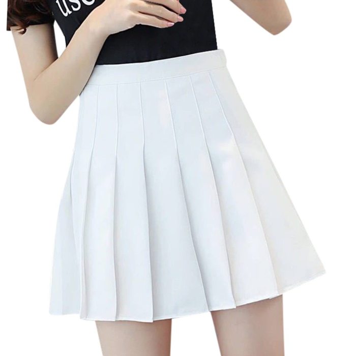 top selling product in 2020 Women's Fashion High Waist Pleated Mini Skirt Slim Waist Casual Tennis Skirt  accept dropshipping