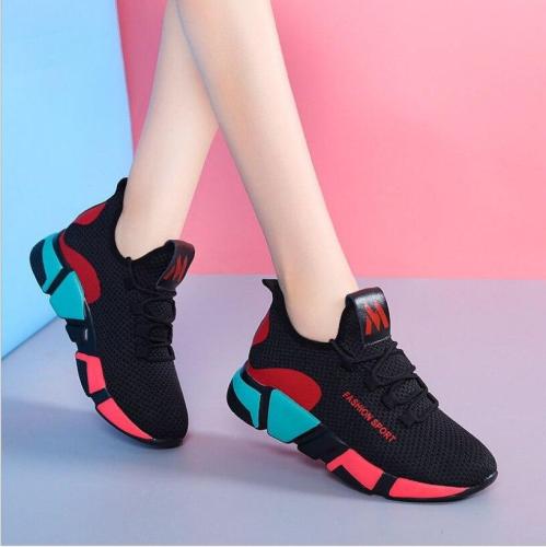 2020 New Women Casual Shoes Breathable Mesh Platform Sneakers New Fashion Mesh Sneakers Women Tennis Shoes For Women