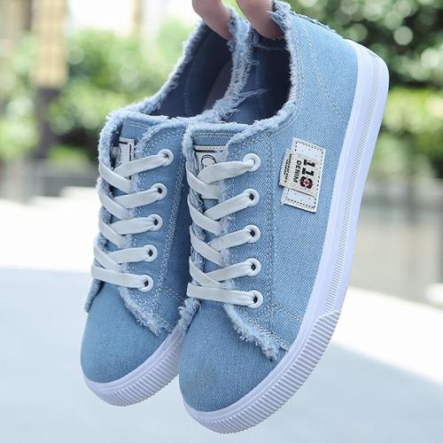 Women Canvas shoes Sneakers 2020 Hot Solid Lace-up Superstar Shoes for Girls Non-slip Size 35-39 Zapatillas mujer