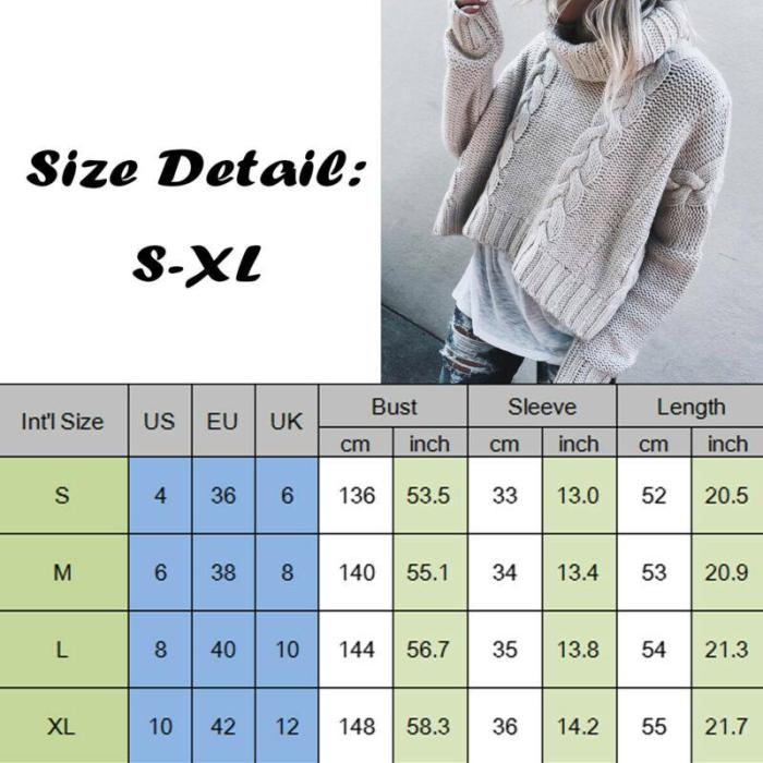 Autumn Women Long Sleeve Pure Slim Sweater Winter Knitted Turtleneck Casual Cashmere Pullover Turtleneck Split Cuff Basic Top