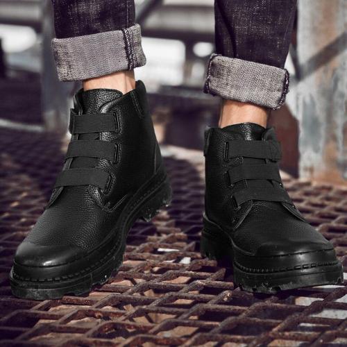 2020 Fashion Men's Boots Male Ankle Shoes Luxurious Brand England Leather Men Boots Dress Shoes Party Wedding Casual Flats