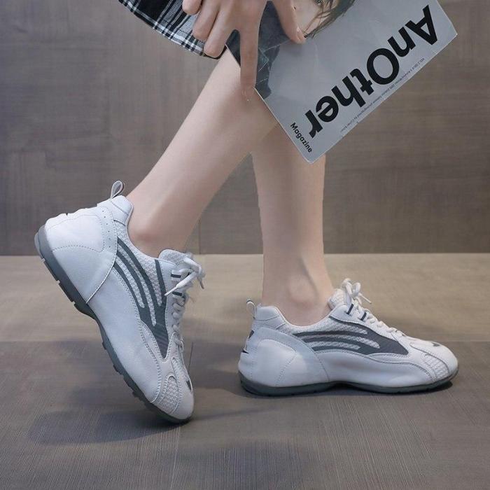 2020 Autumn Women Platform Sneakers Ulzzang Chunky Vulcanized Shoes Woman Fashion Round Toe Casual Shoes Running Trainers Flats