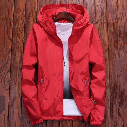 Jacket Women Red 7 Colors 7XL Plus Size Loose Hooded Waterproof Coat 2020 New Autumn Fashion Lady Men Couple Chic Clothing LR22
