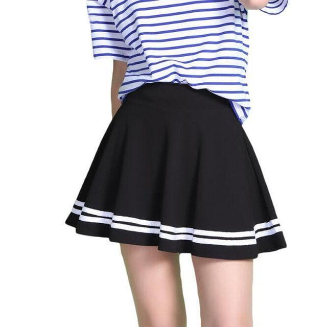 ALSOTO 2020 Winter and Summer Style Brand Women Skirt Elastic Faldas Ladies Midi Skirt Sexy Girl Mini Short Skirts Saia Feminina