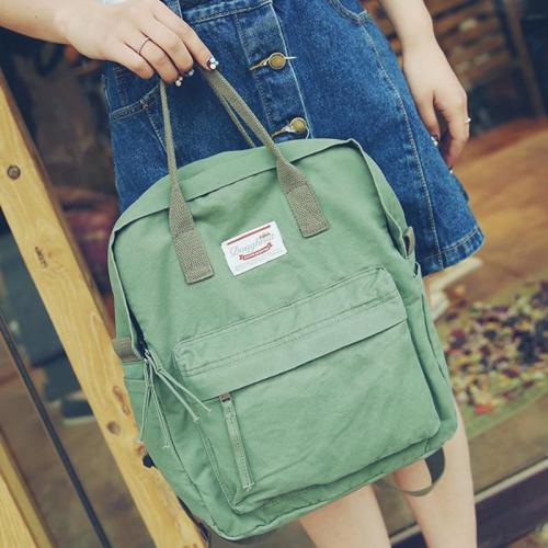 ZHIERNA Women Backpack Bag Schoolbag Student Summer Canvas Shoulder Korean Casual Trend Middle School Girls Travel package Cute