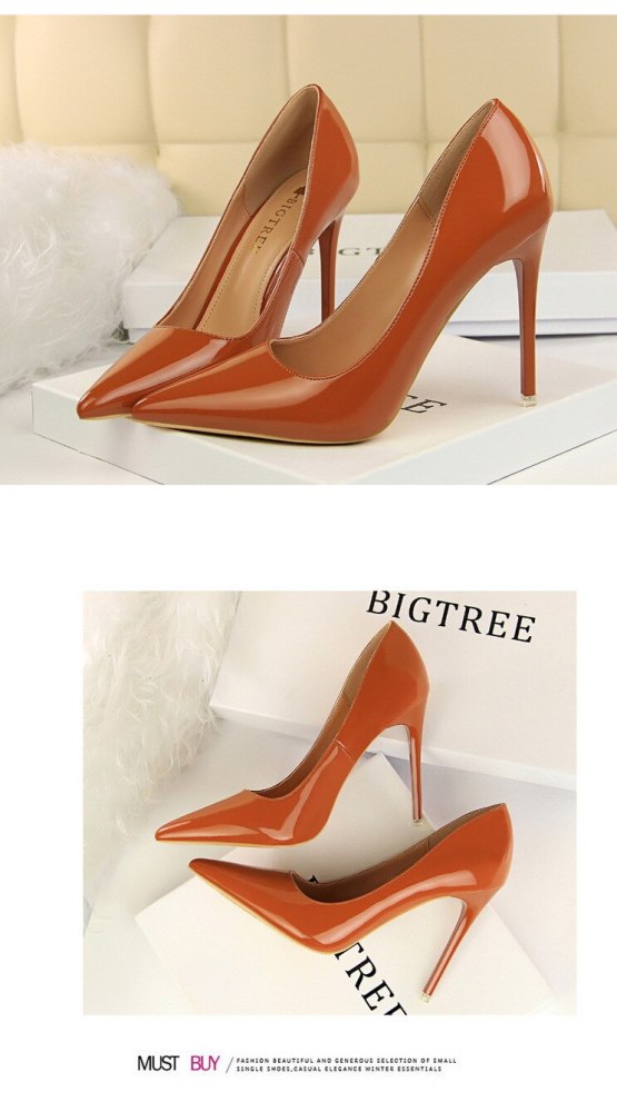 Women High Heels Office Lady Shoes White Pump Fashion Thin Heels 2019 Summer Ladies Shoe Pointed PU Leather Elegant G0058