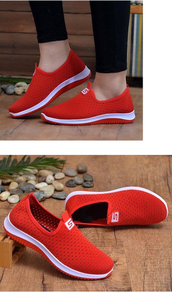 Flat shoes women Flying weaving Mesh shoes Breathable Sneakers women slip on soft Shoes woman Ladies shoes Platform loafer