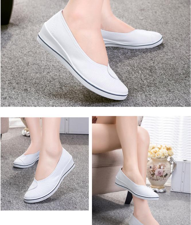 Flats women shoes platform shallow cotton nurse shoes soft non-slip casual style slip-on female shoes big size 4-9 flats