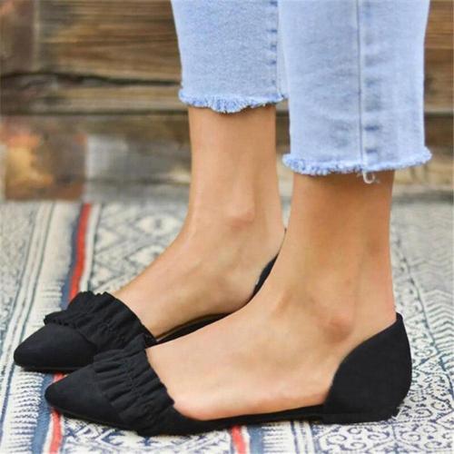 Big Size 34-43 Women Flats Shoes 2020 New Fashion  Single shoes Woman Loafers Spring Autumn Shallow Comfort Flat Casual Women