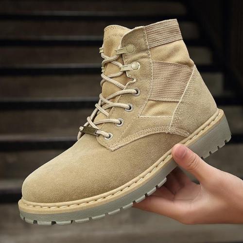 UPUPER Desert Tactical Military Army Boots Men Working Safty Shoes Combat Boots British Style Ankle Boots For Men Shoes