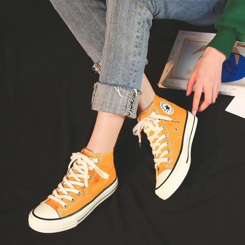 Women Canvas Shoes new White Shoes Lace Up Flats Women Vulcanized Shoes Female Casual Shoes tenis zapatillas mujer K1-41