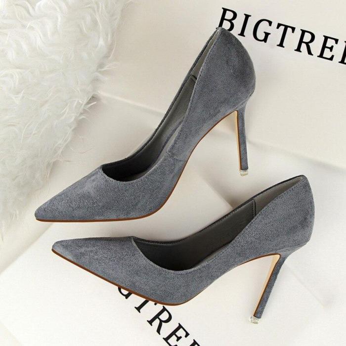 Women Pumps Fashion 9cm High Heels For Women Shoes Casual Pointed Toe Women Heels Chaussures Femme Stiletto Ladies G0084