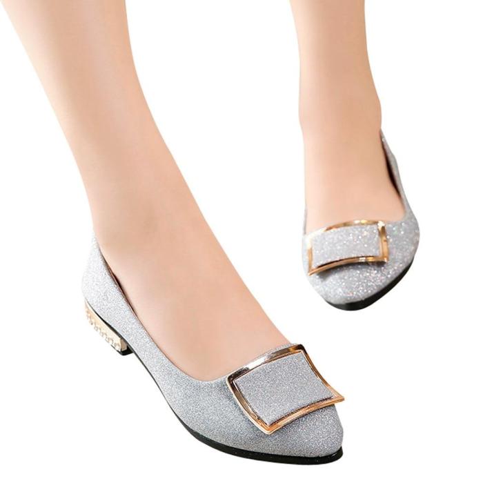 Women Flats Shallow Candy Color Shoes Woman Loafers Square Fashion Sweet Flat Casual Comfortable Plus Size #T10G