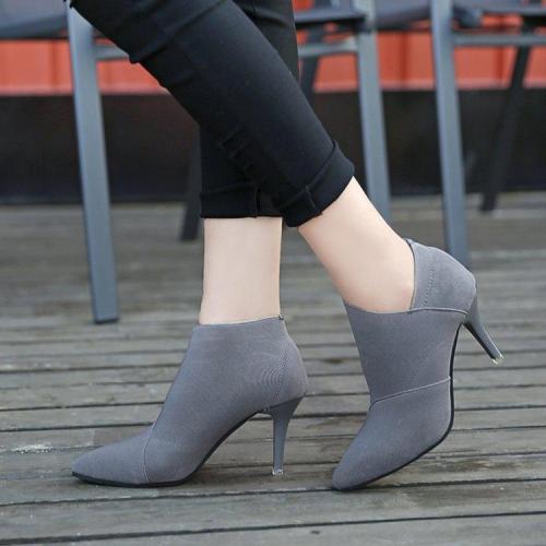 Hot Sale Pointed Toe High Heels Women Basic Shoes Autumn And Winter Casual Fitted Female Singe Fashion Outwear Shoes 6960