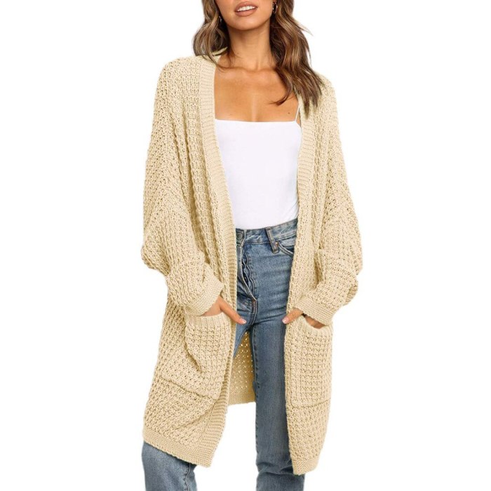 2020 Autumn Knitwear Cardigan Sweater Women Long Sleeve Large Size Knitted Sweaters Cardigan Female Solid Jumper Coat