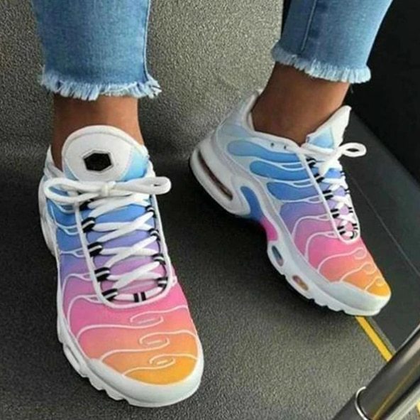 Women Vulcanize Shoes Sneakers Ladies Fashion Bling Casual Shoes Summer Mesh Breathable Sneakers Femme Zapatillas Mujer 35-43