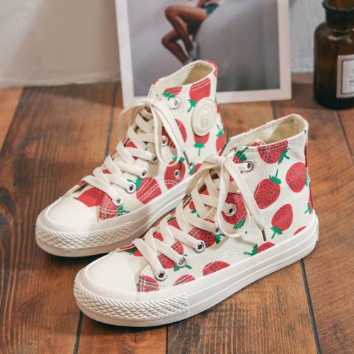 2021 Women's Fashion Sneakers Non-Slip Canvas Shoes Breather Sport Sneakers Woman Comfy Walking Shoes Casual Vulcanized Shoes