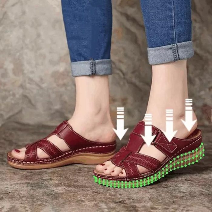 Women Slippers Wedges Platform Summer Female Shoes Solid Casual Sandals Plus Size Ladies Slides 2021 Outdoor Beach Slippers