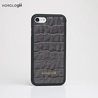 Fashion Crocodile Pattern Genuine cow Leather Phone Case For iphone