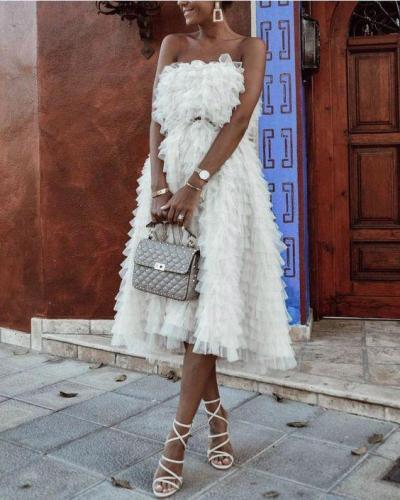 Sleeveless Off Shoulder Dresses Plus Size Vintage Sexy White Maxi Dresses