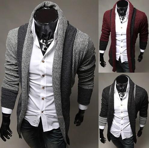 Men Fashion Knitted High Quality Outerwear