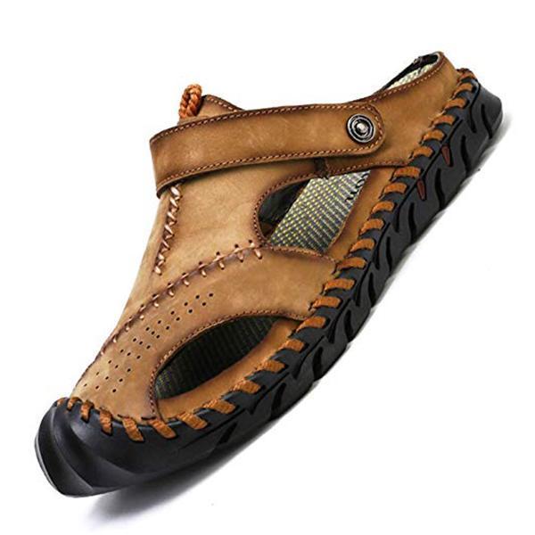 Mens Large Size Summer Hollow Out Beach Sandals