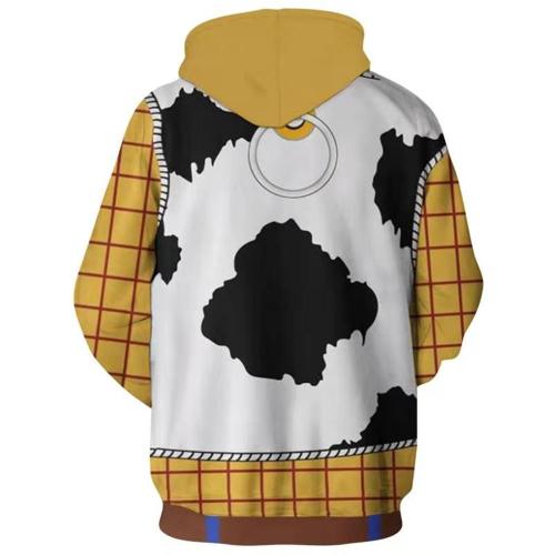 Toy Story Woody Casual Pullover Hoodie Casual Hooded Sweatshirt
