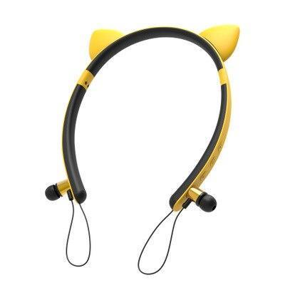 Kawaii Cat Ears Hair Band Bluetooth Music In-Ear Eeadphones