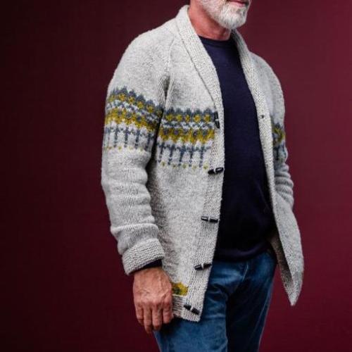 Casual Printed Long Sleeve Sweater