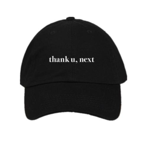 Letter Thank U,Next Baseball Caps Embroidery Dad Hat Unisex Women Man Hats