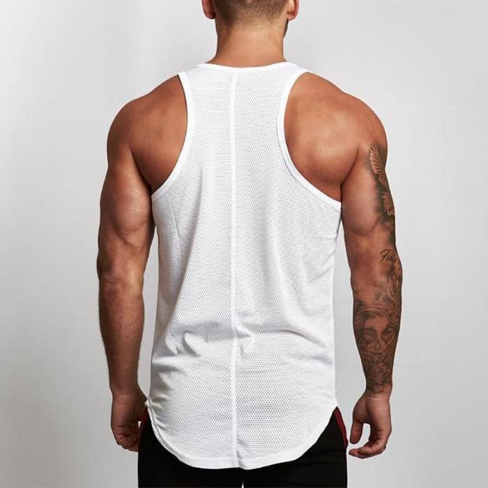 Mesh Vest Slim Sports Sleeveless   Training Shirt