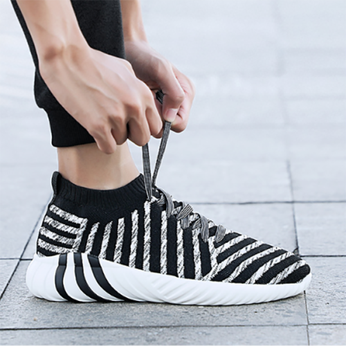 Men's Breathable Casual Damping Flying Weaving Sneakers