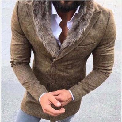 Winter Plain Slim Button Floss Padded Long Coat
