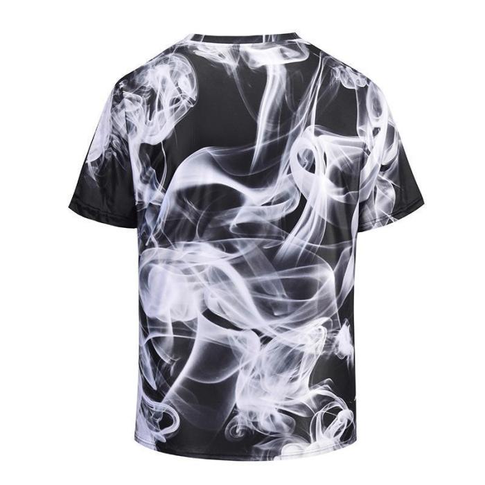 Art Smoke 3D Print T-Shirt