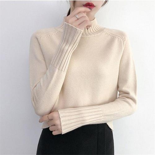 Neophi Black Warm Winter Sweater Women Causal 2020 Winter High Elastic White Long Sleeve Knitted Soft Sweaters Pullover W9115