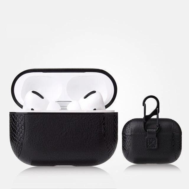 Luxury Business Leather AirPods Pro Case Shock Proof Cover