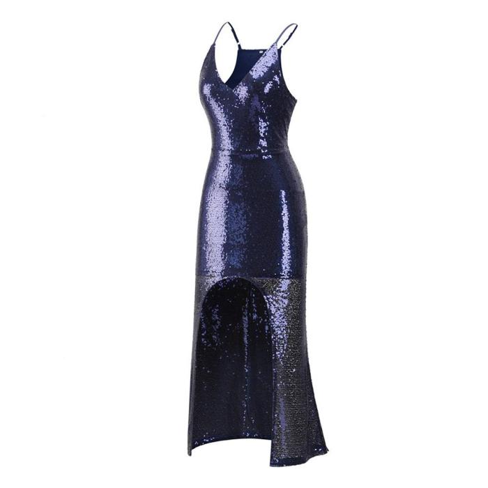 sexy Sling evening dress elegant dress cocktail dress fashion sequins cocktail dresses party mermaid evening gowns Prom Dress