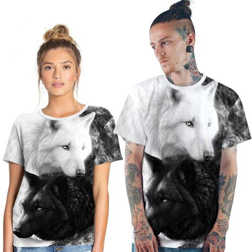 3D Dog Printed Funny Men T-shirt Fashion Casual Novelty Short Sleeve Tees Top