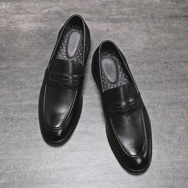 Men Loafers Boat Flats Formal Shoes