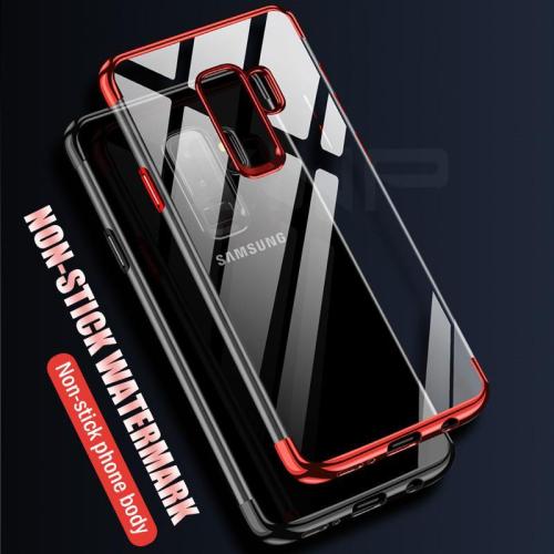 Luxury Plating Clear Soft TPU Silicone Phone Case For Samsung Galaxy S9/S8 Note 8