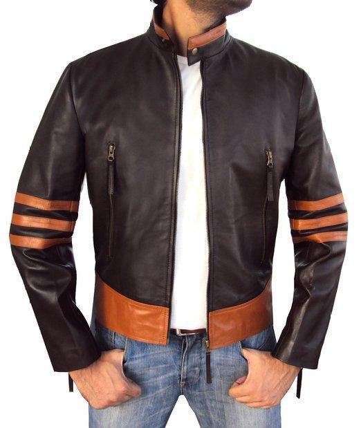 Mens Fashion PU Leather Jacket